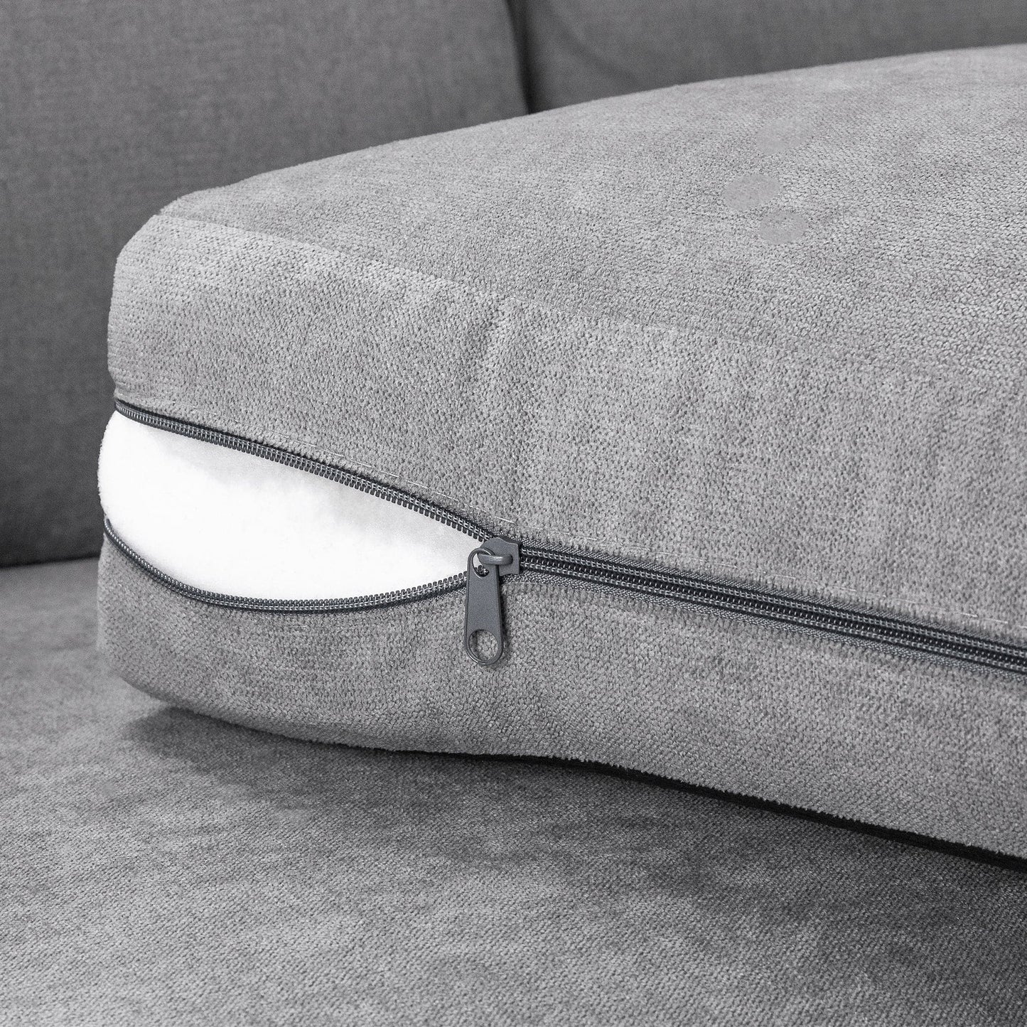 Jude Scatterback Sofa Grey Left Hand Facing Corner