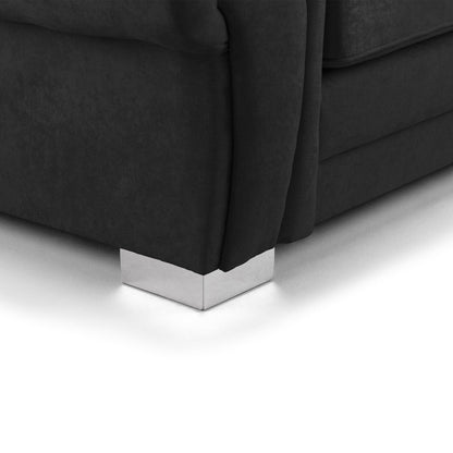 Jude Scatterback Sofabed Black Left Hand Facing Corner