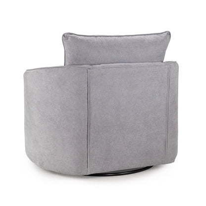 Jude Scatterback Sofa Grey Swivel Chair
