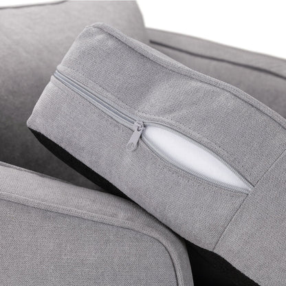 Jude Scatterback Sofa Grey Swivel Chair