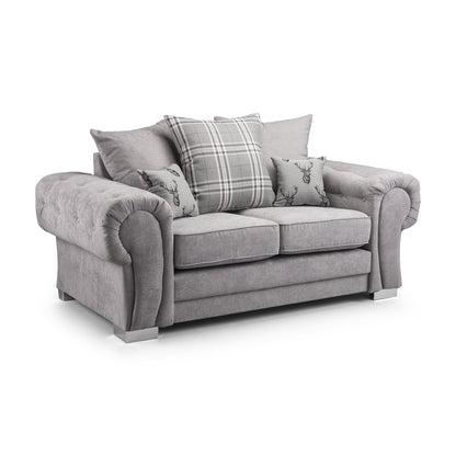 Jude Scatterback Sofa Grey 2 Seater