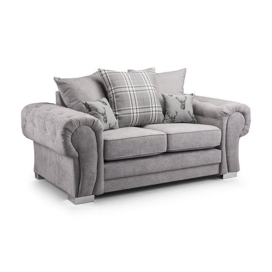 Jude Scatterback Sofa Grey 2 Seater