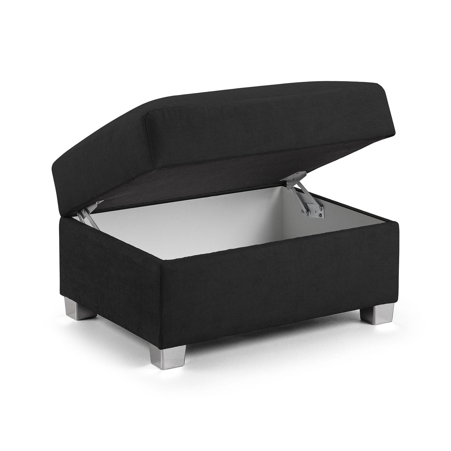 Jude Scatterback Sofa Black Footstool