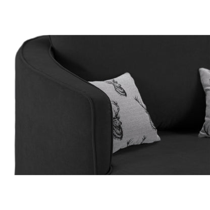 Jude Scatterback Sofa Black Swivel Chair