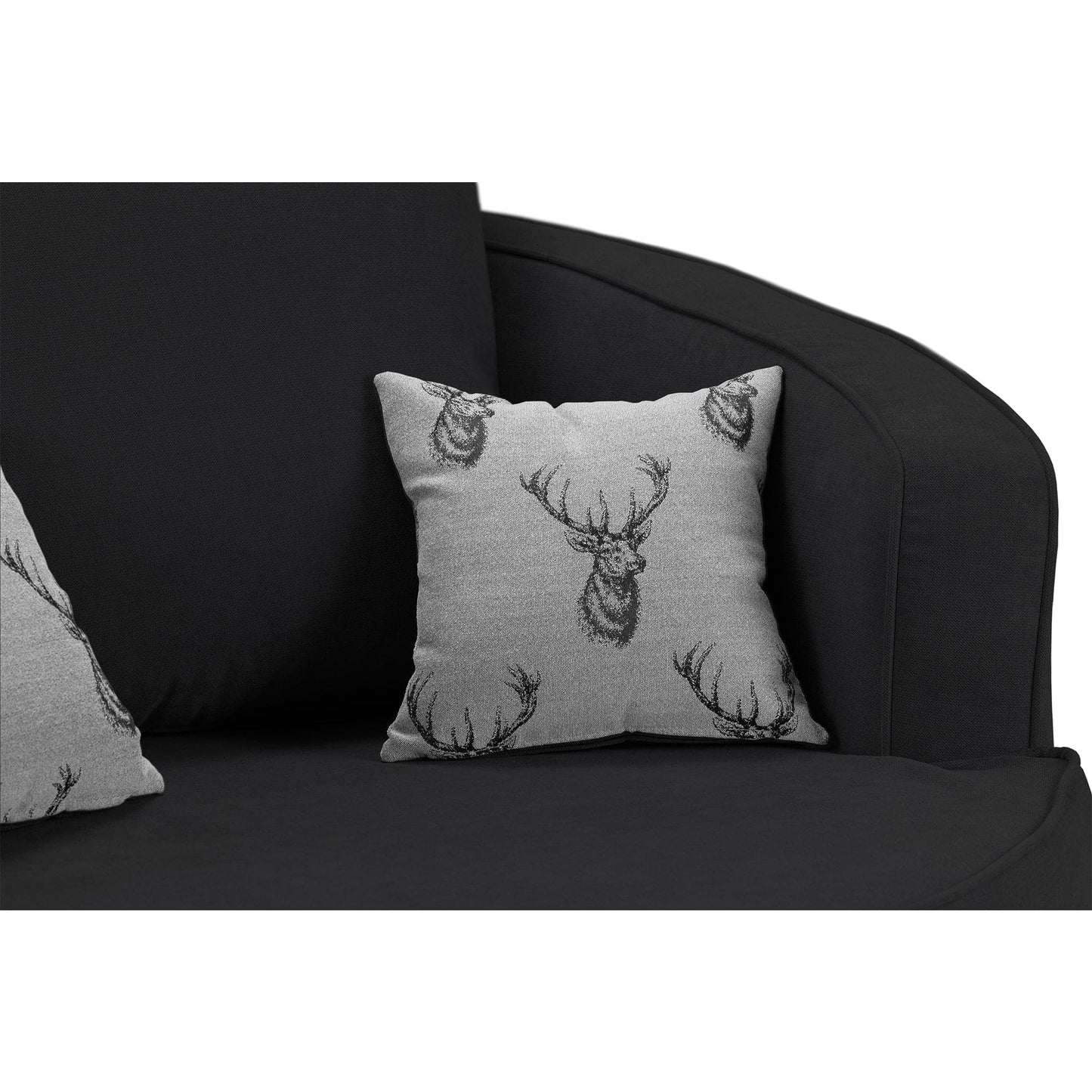 Jude Scatterback Sofa Black Swivel Chair