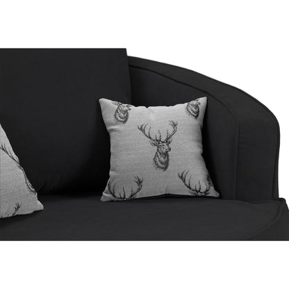 Jude Scatterback Sofa Black Swivel Chair