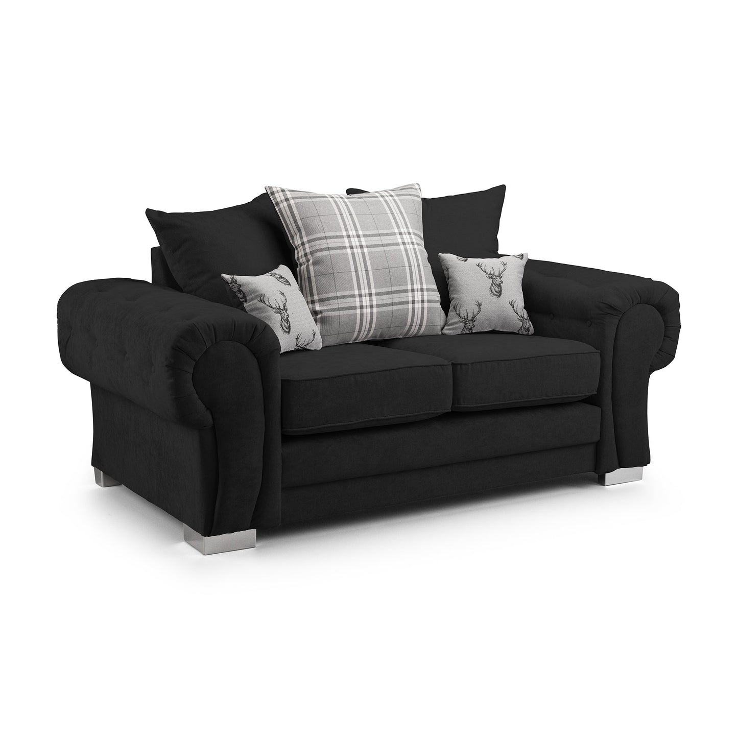 Jude Scatterback Sofa Grey 2 Seater