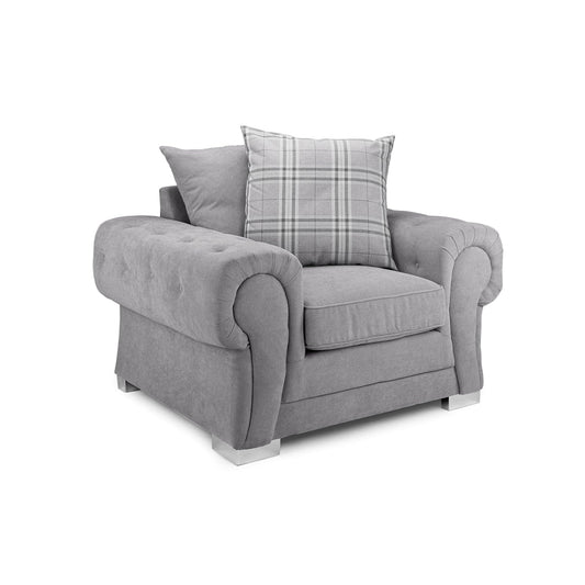 Jude Scatterback Sofa Grey Armchair