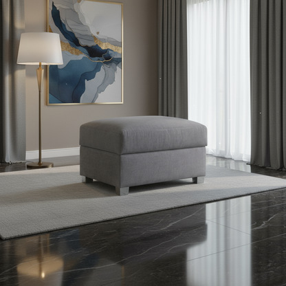 Jude Scatterback Sofa Grey Footstool