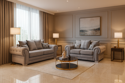 Jude Scatterback Sofa Grey 3+2 Set