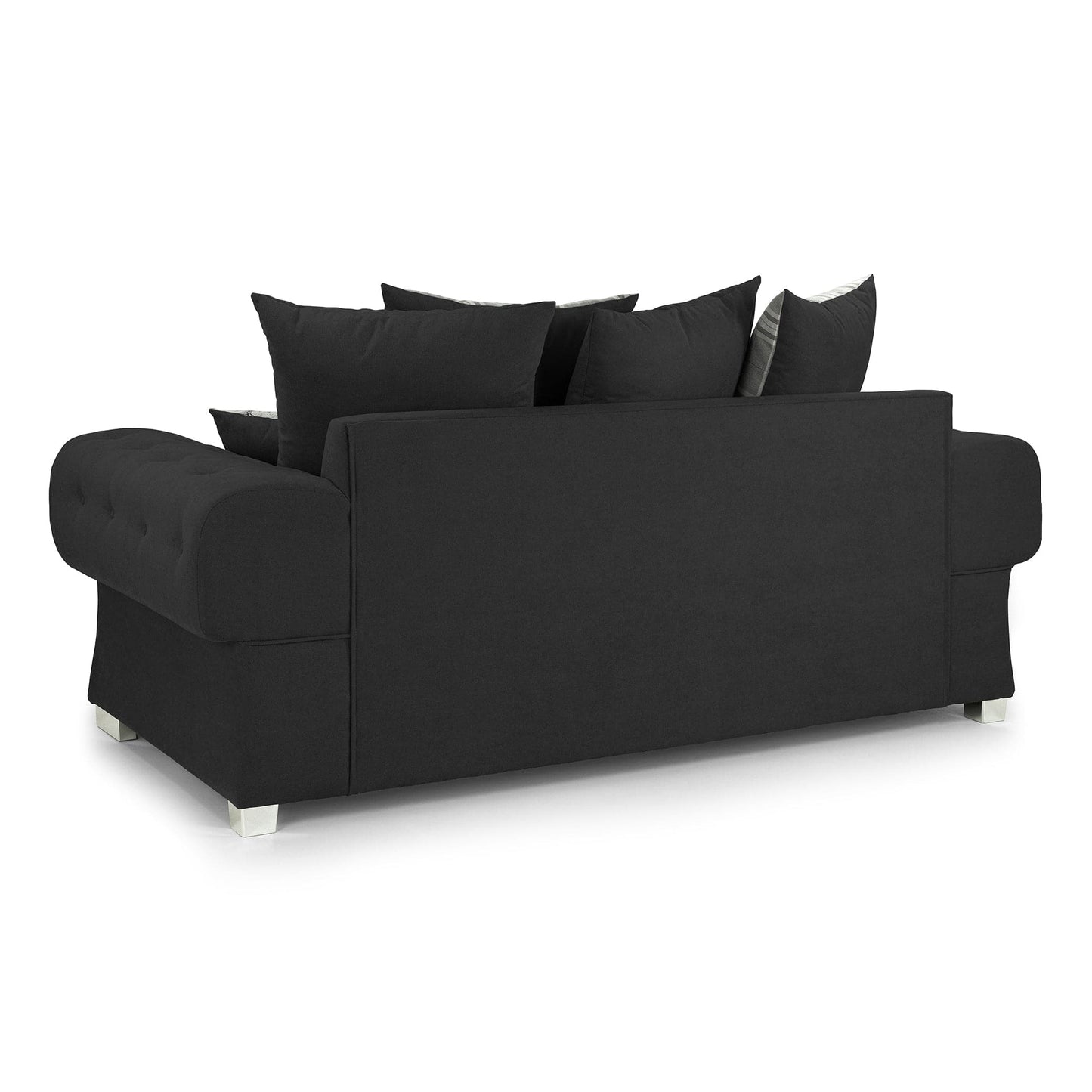 Jude Scatterback Sofabed Black 3 Seater