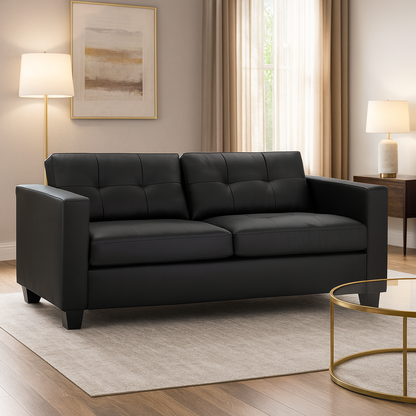 Kew 3 Seater Sofa in Black