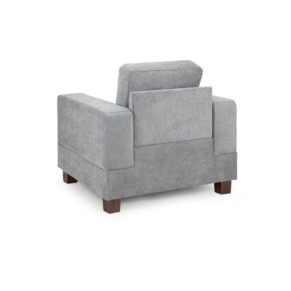Kew Armchair in Grey Fabric