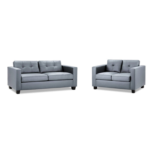 Kew 3+2 Sofa Set in Grey
