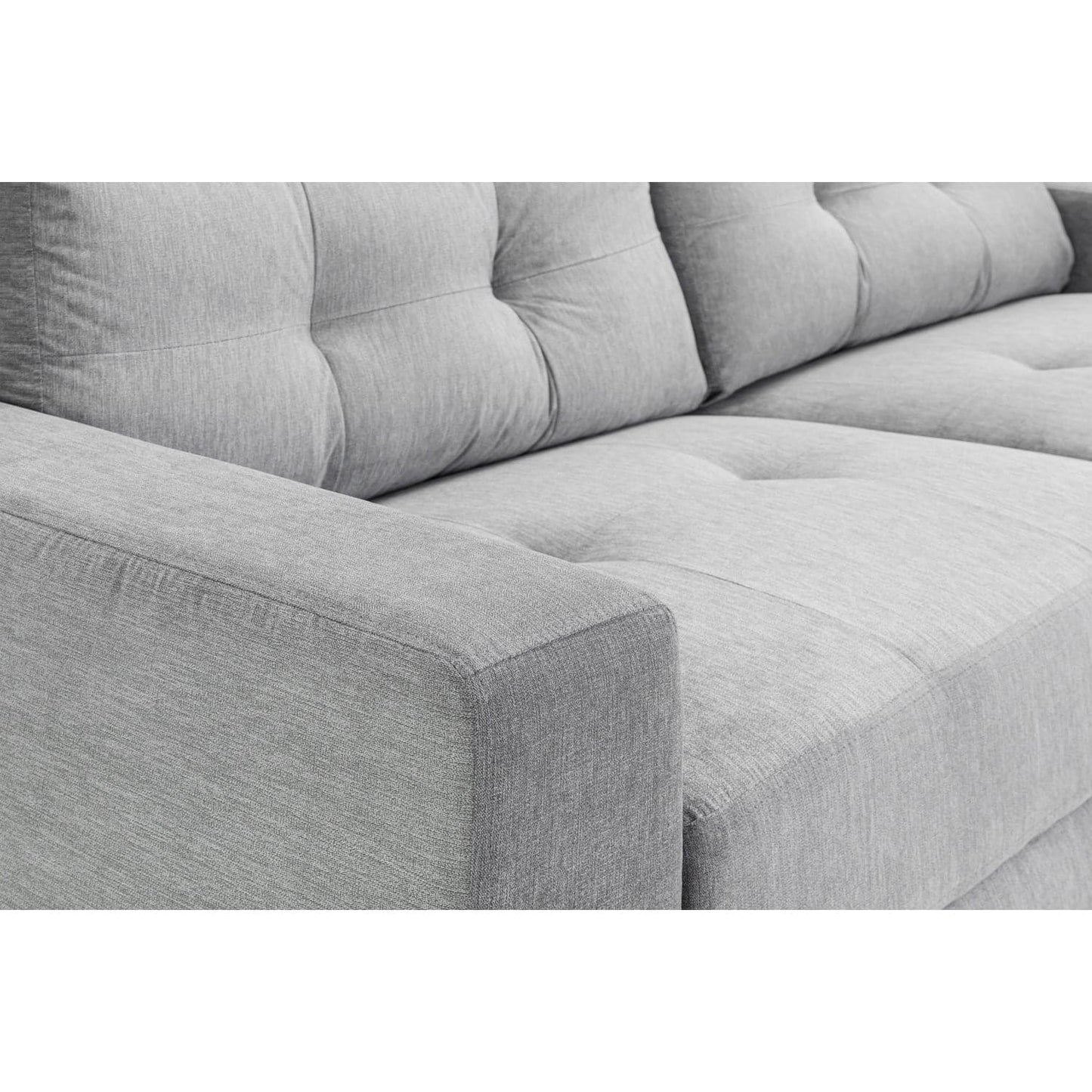 Kew 3+2 Sofa Set in Grey Fabric