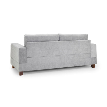 Kew 3 Seater Sofa in Grey Fabric