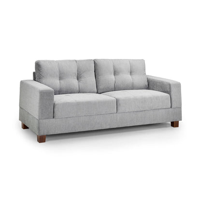 Kew 3 Seater Sofa in Grey Fabric