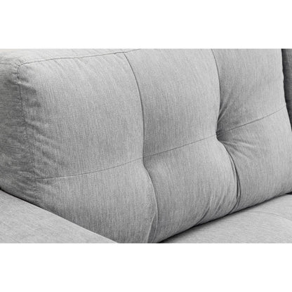Kew 2 Seater Sofa in Grey Fabric