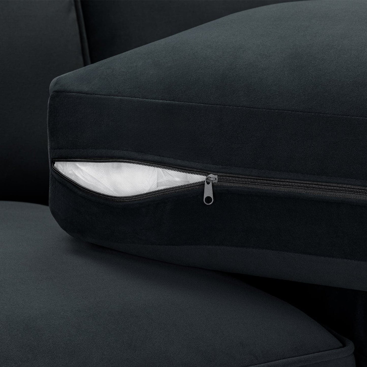 Kingsbury U Shape Corner Sofa in Slate