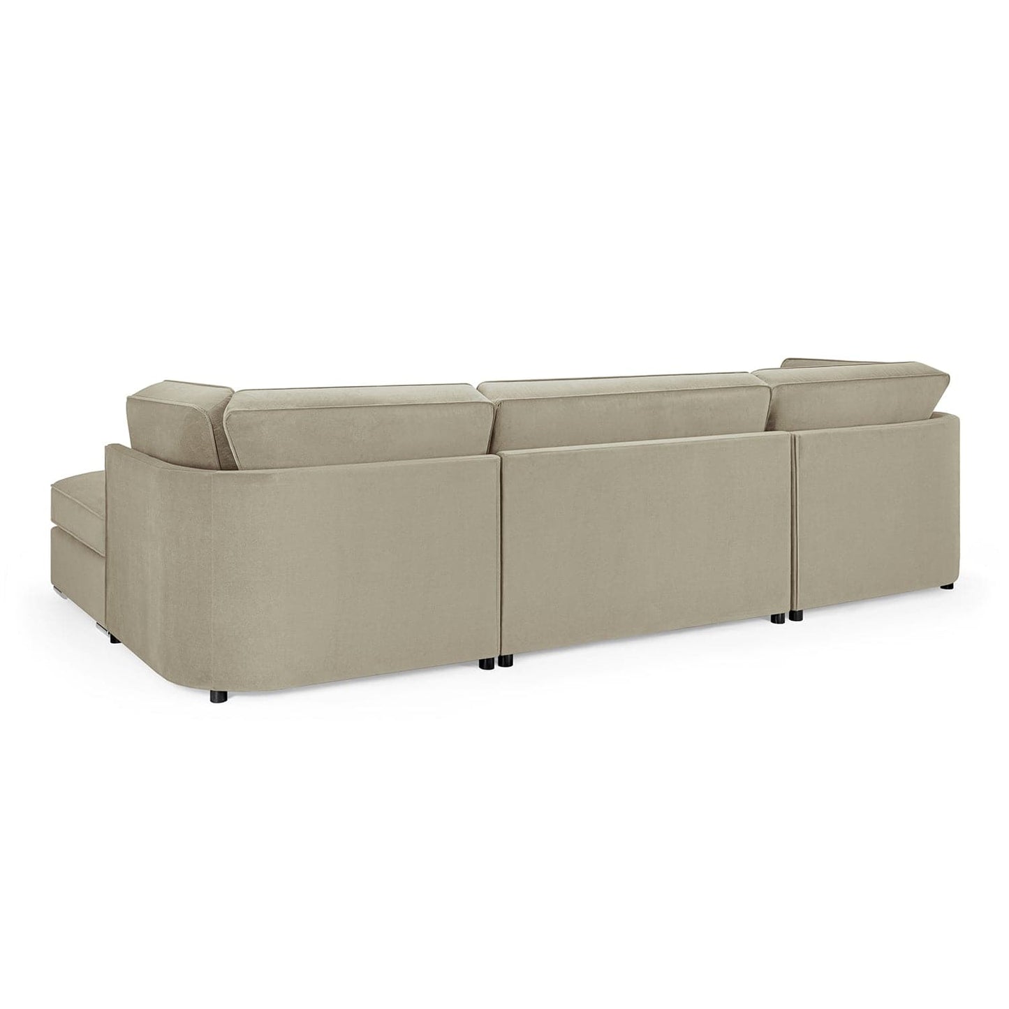 Kingsbury U Shape Corner Sofa in Beige