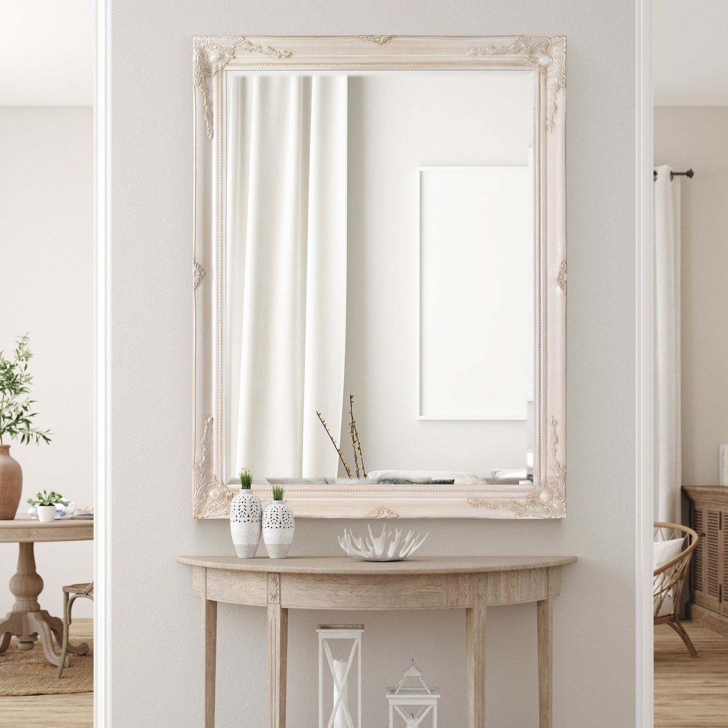 Colwell Ivory Large Leaner Mirror 140 x 109 CM