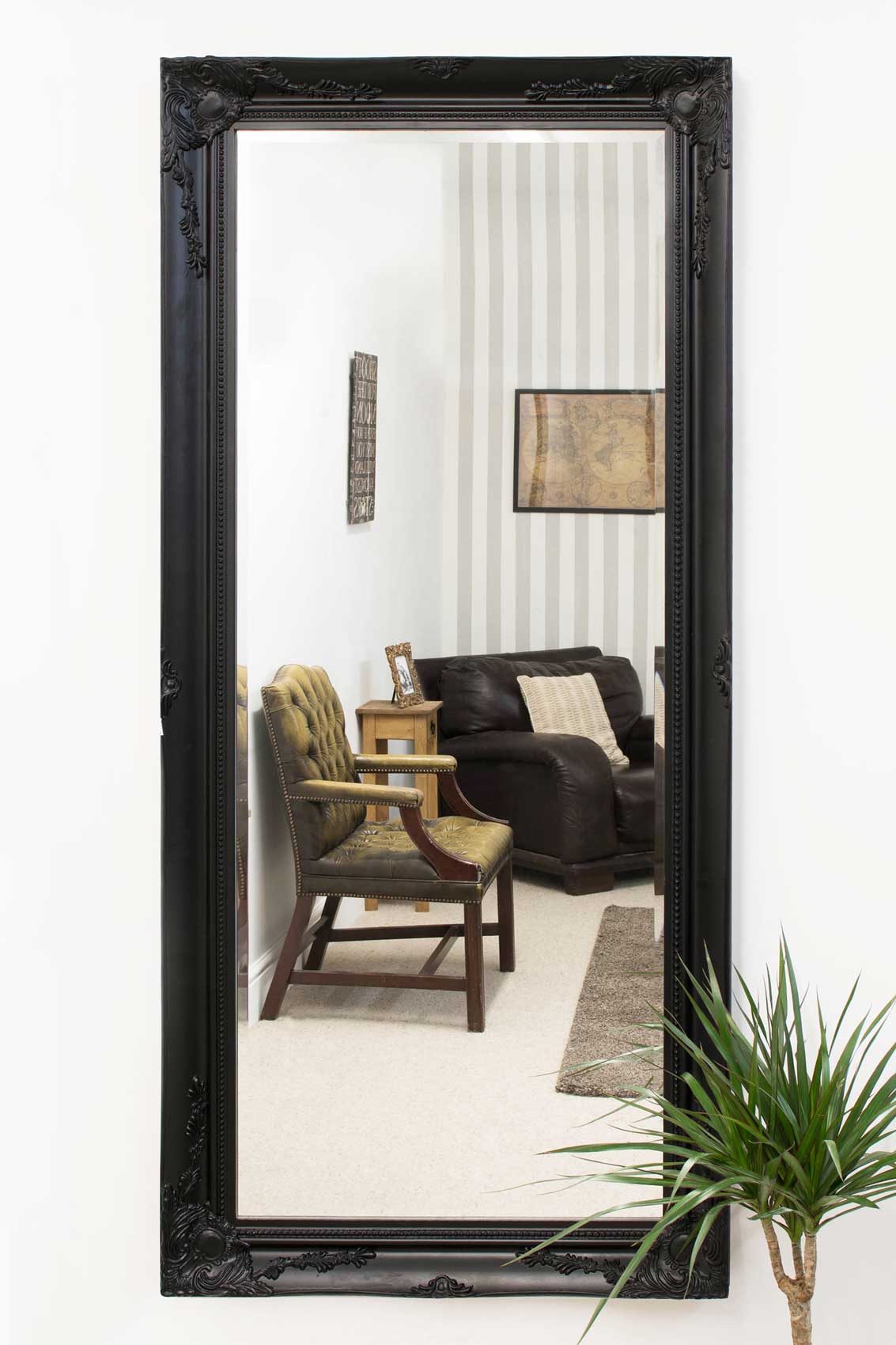 Colwell Black Full Length Mirror 170 x 79 CM