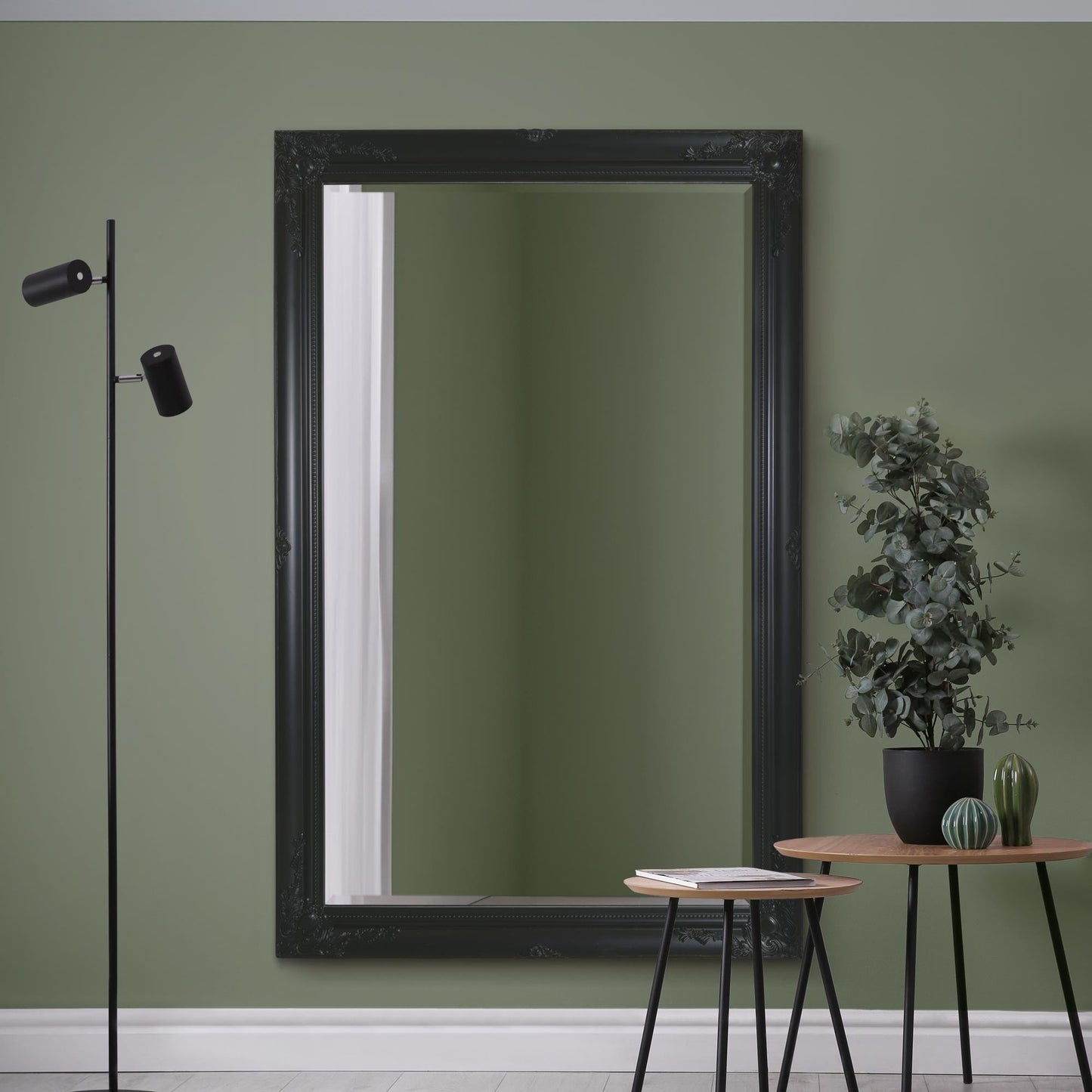 Colwell Black Leaner Mirror 170 x 109 CM