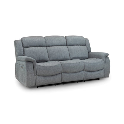 Hamlet 3 Seater Power Recliner in Grey