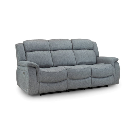 Hamlet 3 Seater Power Recliner in Grey