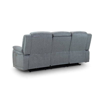 Hamlet 3 Seater Power Recliner in Grey
