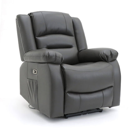 Maya Electric Recliner Sofa Grey Armchair