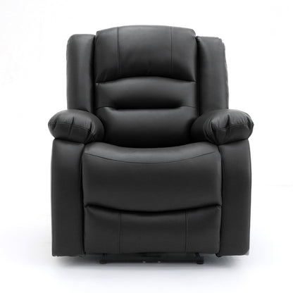 Maya Electric Recliner Sofa Black Armchair