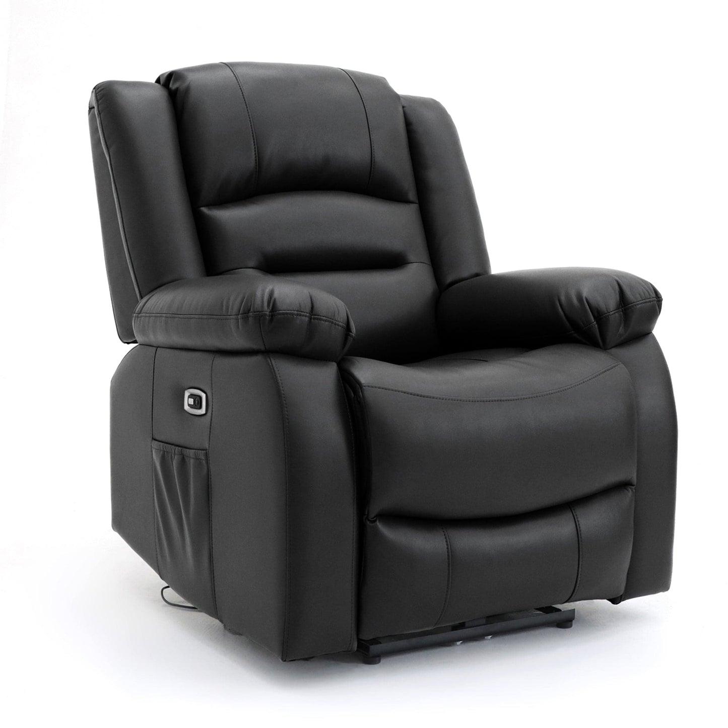 Maya Electric Recliner Sofa Black Armchair