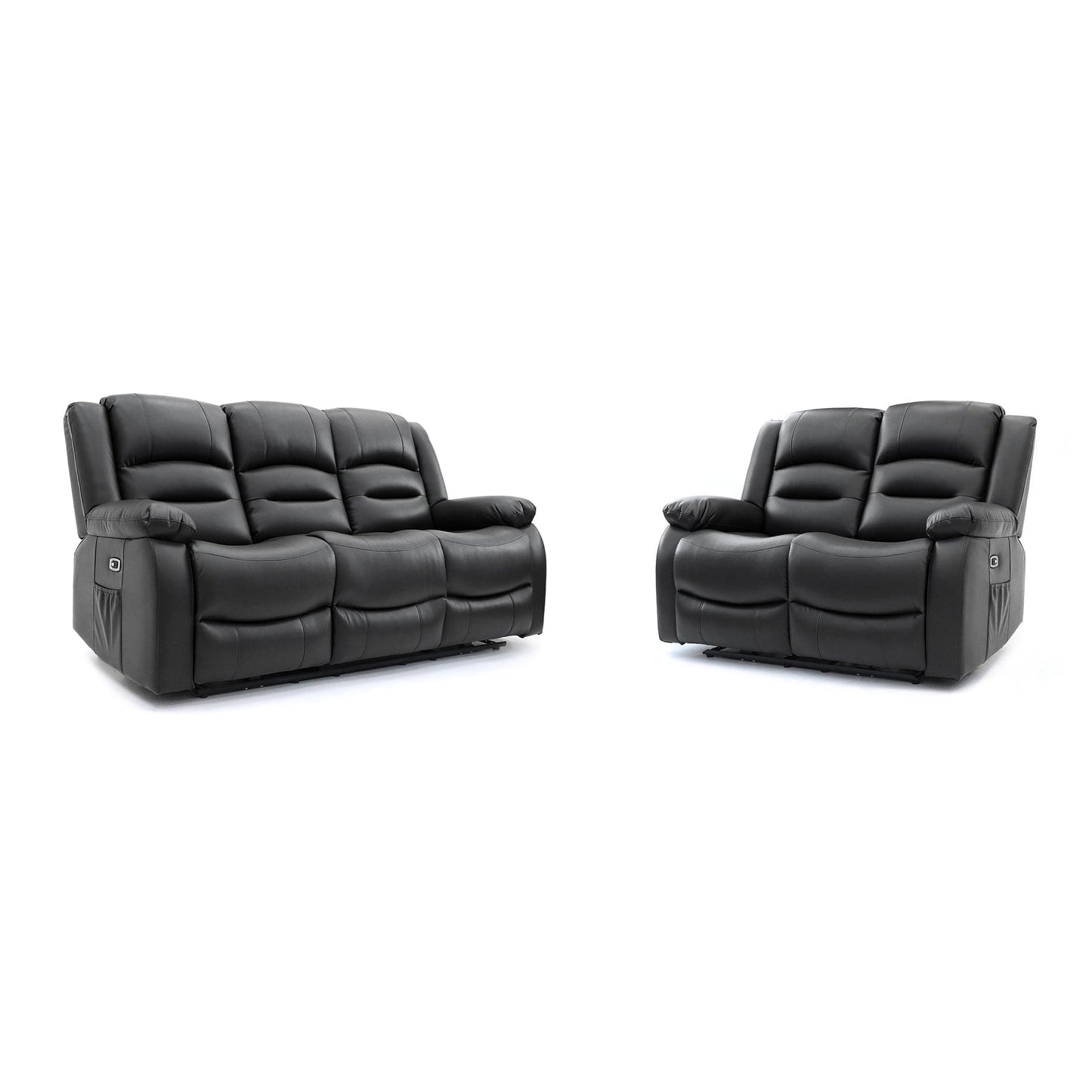 Maya Electric Recliner Sofa Grey 3+2 Set