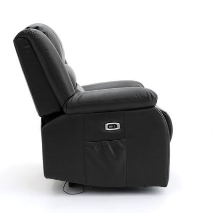 Maya Electric Recliner Sofa Black 2 Seater