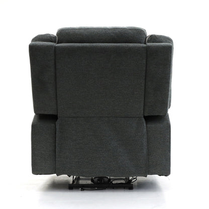 Maya Electric Recliner Sofa Grey Fabric Armchair