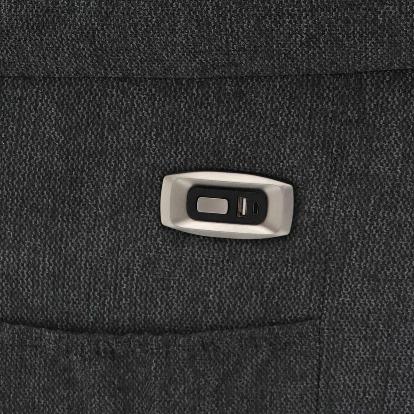 Maya Electric Recliner Sofa Grey Fabric Armchair