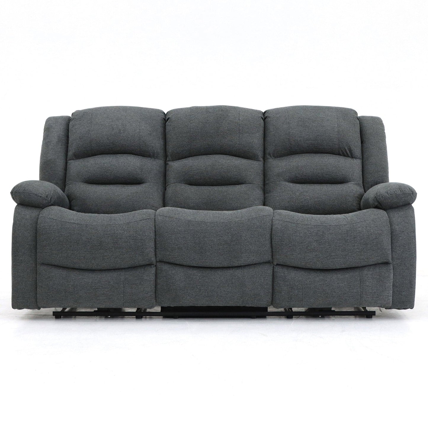 Maya Electric Recliner Sofa Grey 3 Seater