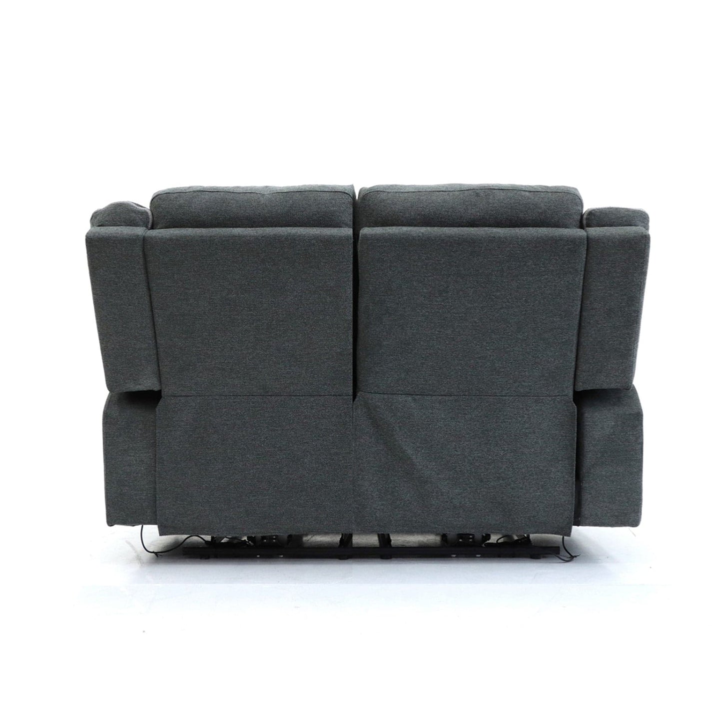 Maya Electric Recliner Sofa Grey Fabric 2 Seater