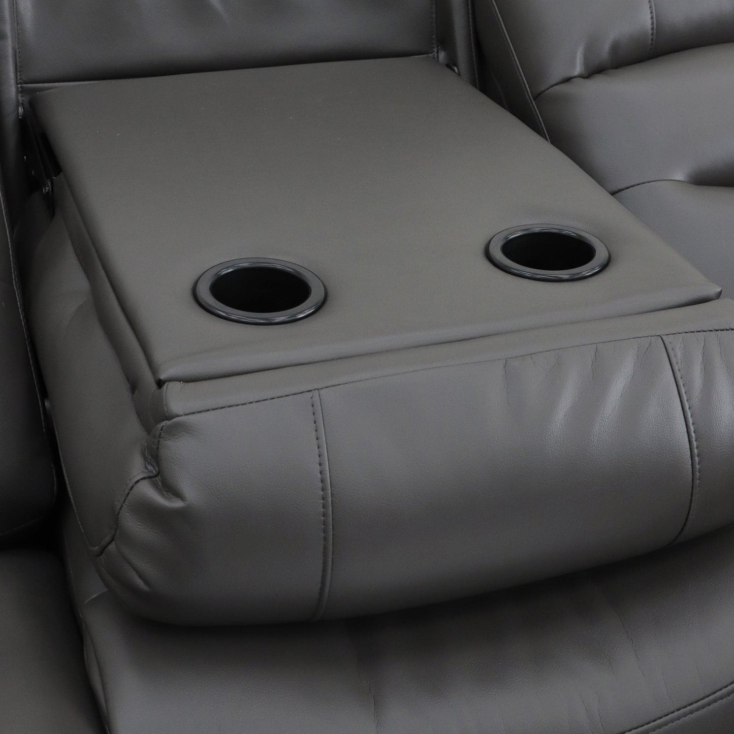 Maya Electric Recliner Sofa Grey 3 Seater