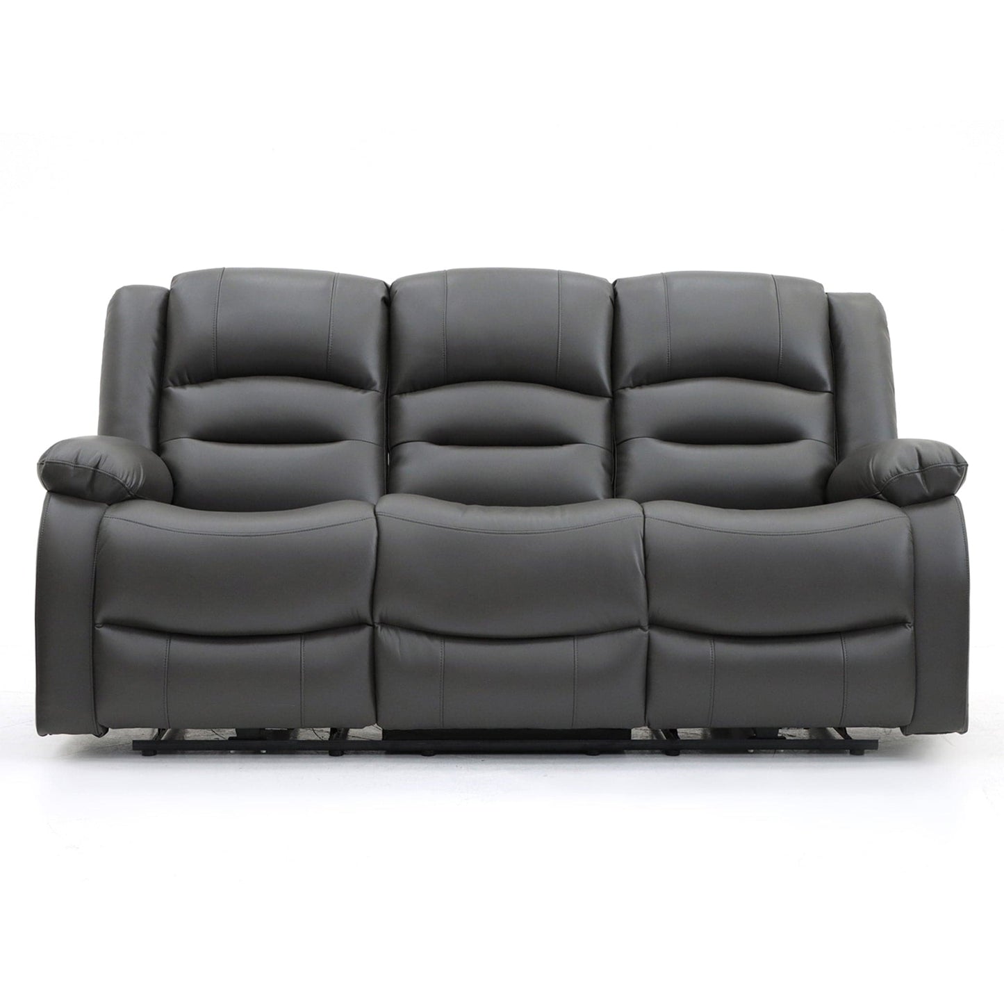 Maya Electric Recliner Sofa Black 3 Seater