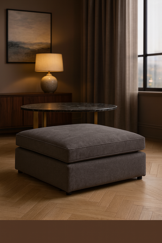 Modena Modular Grey Sofa – Footstool