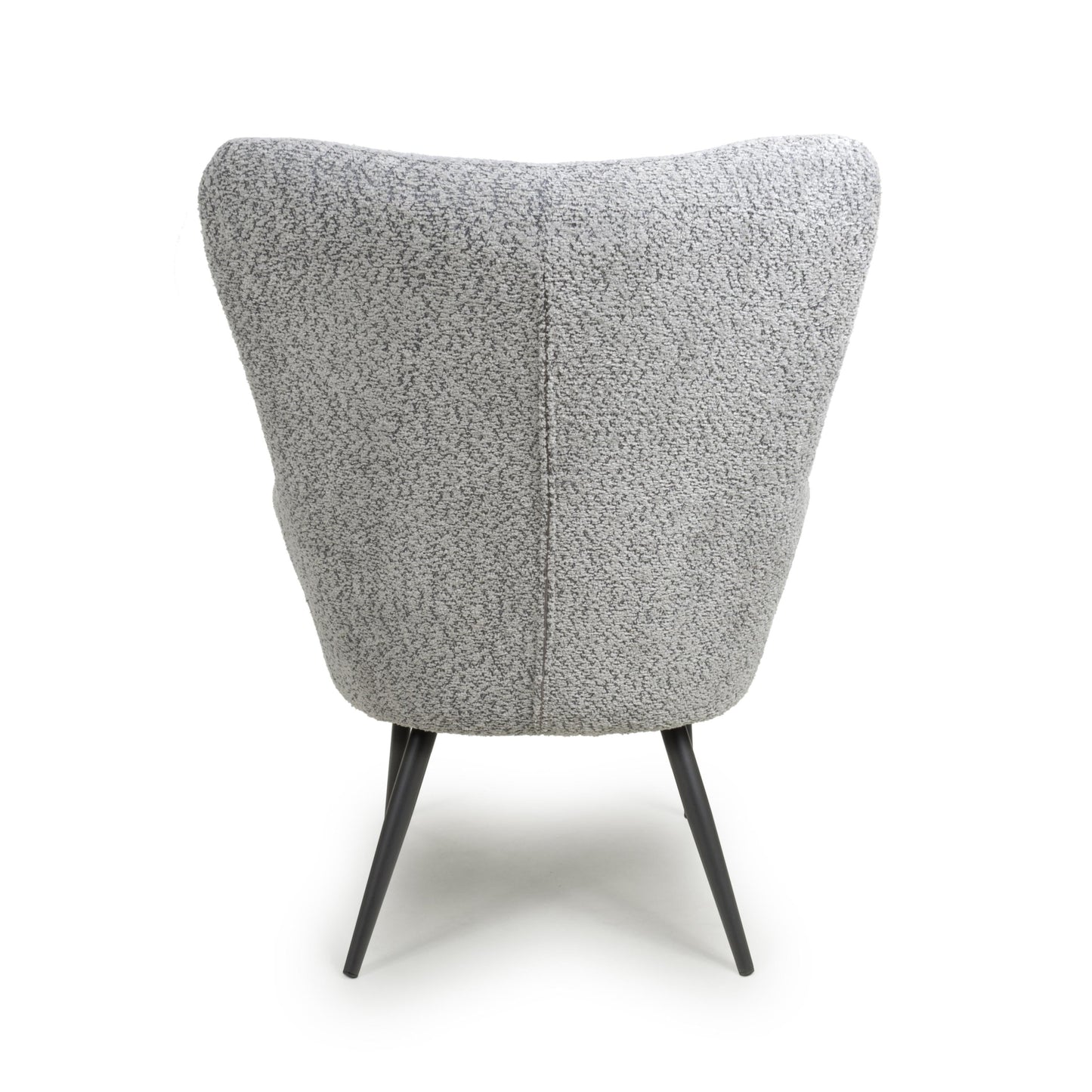 Monaco Textured Chenille Effect Grey Armchair