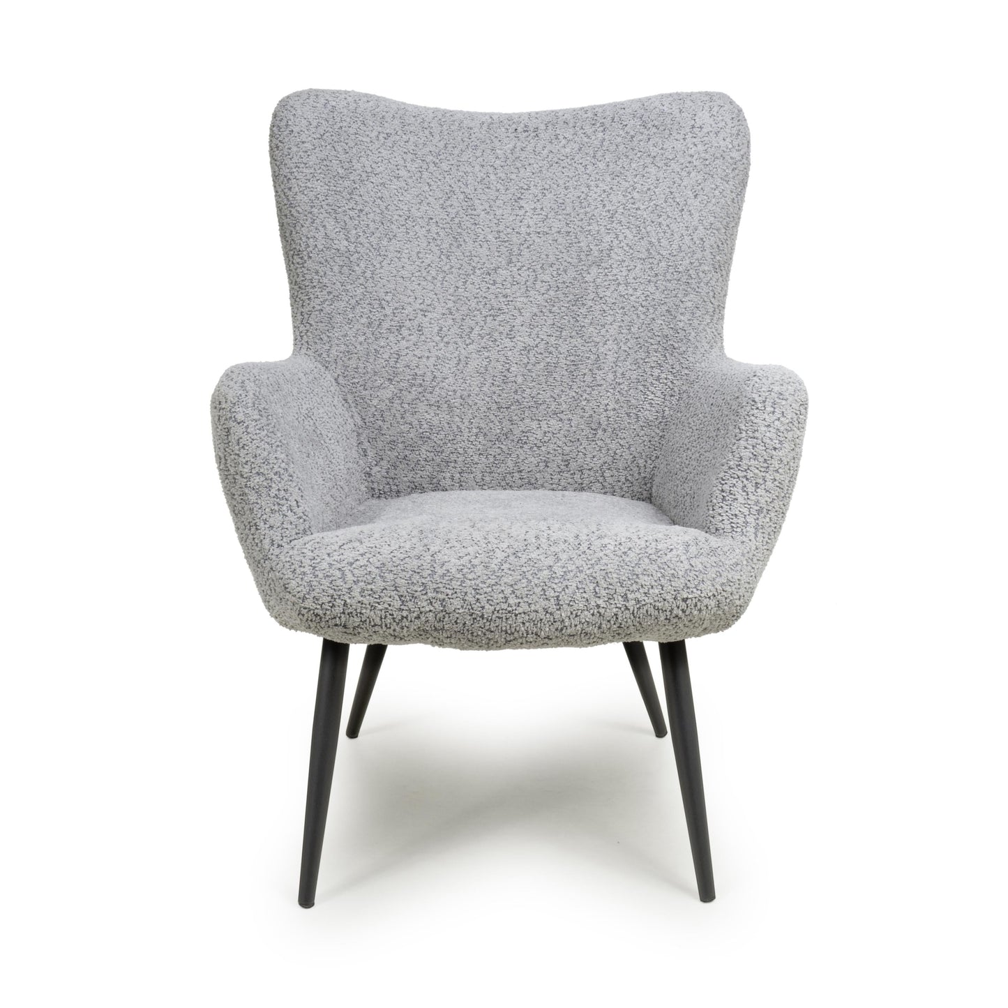 Monaco Textured Chenille Effect Mink Armchair