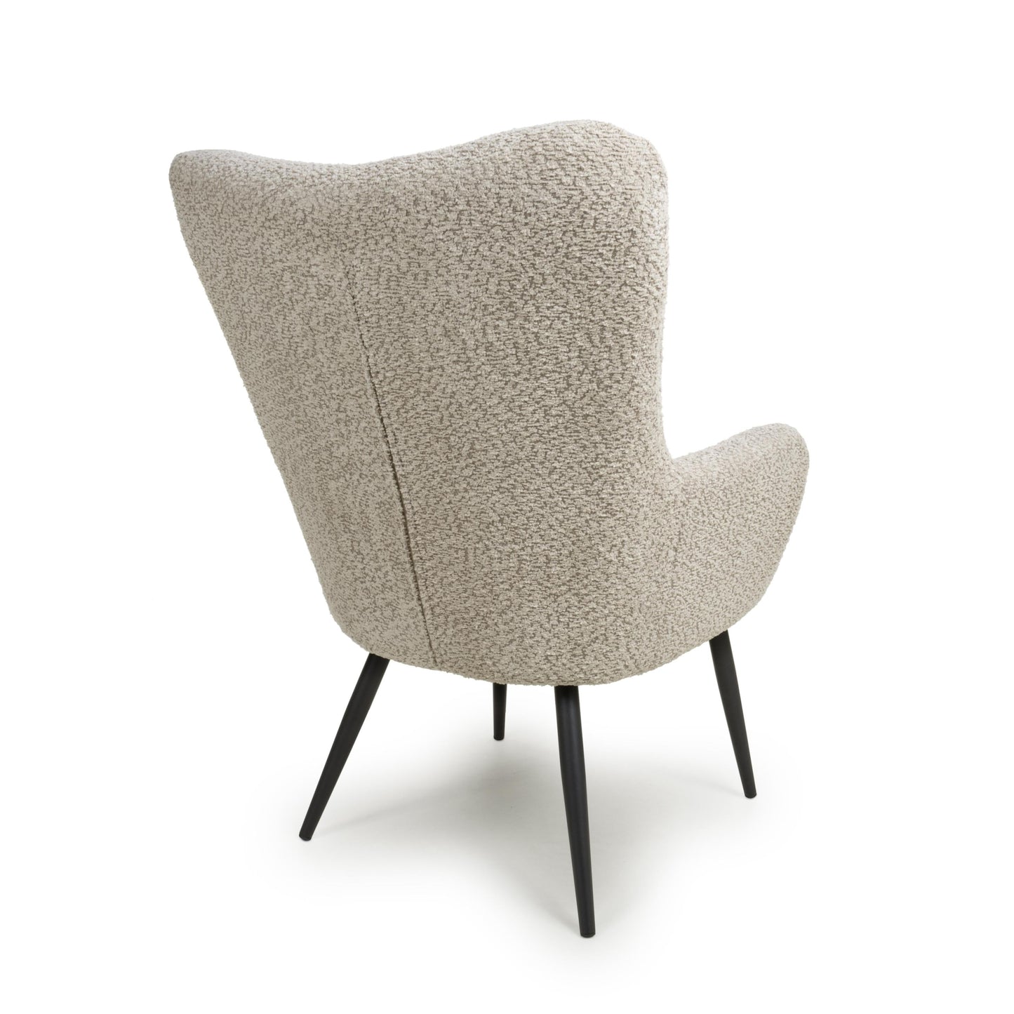 Monaco Textured Chenille Effect Mink Armchair