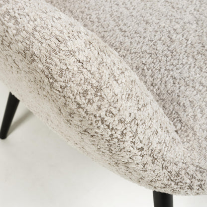 Monaco Textured Chenille Effect Mink Armchair