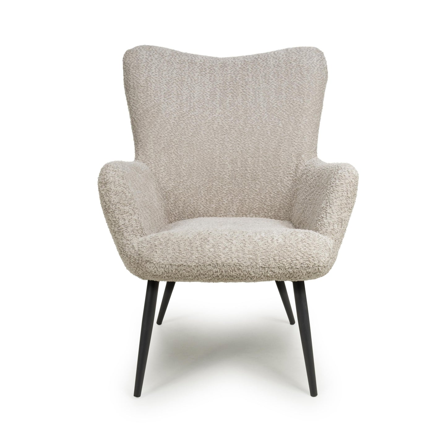 Monaco Textured Chenille Effect Grey Armchair