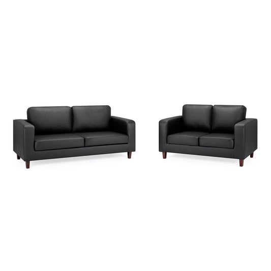 Nova Sofa Black 3+2 Set