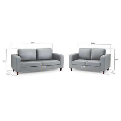 Nova Sofa Grey 3+2 Set