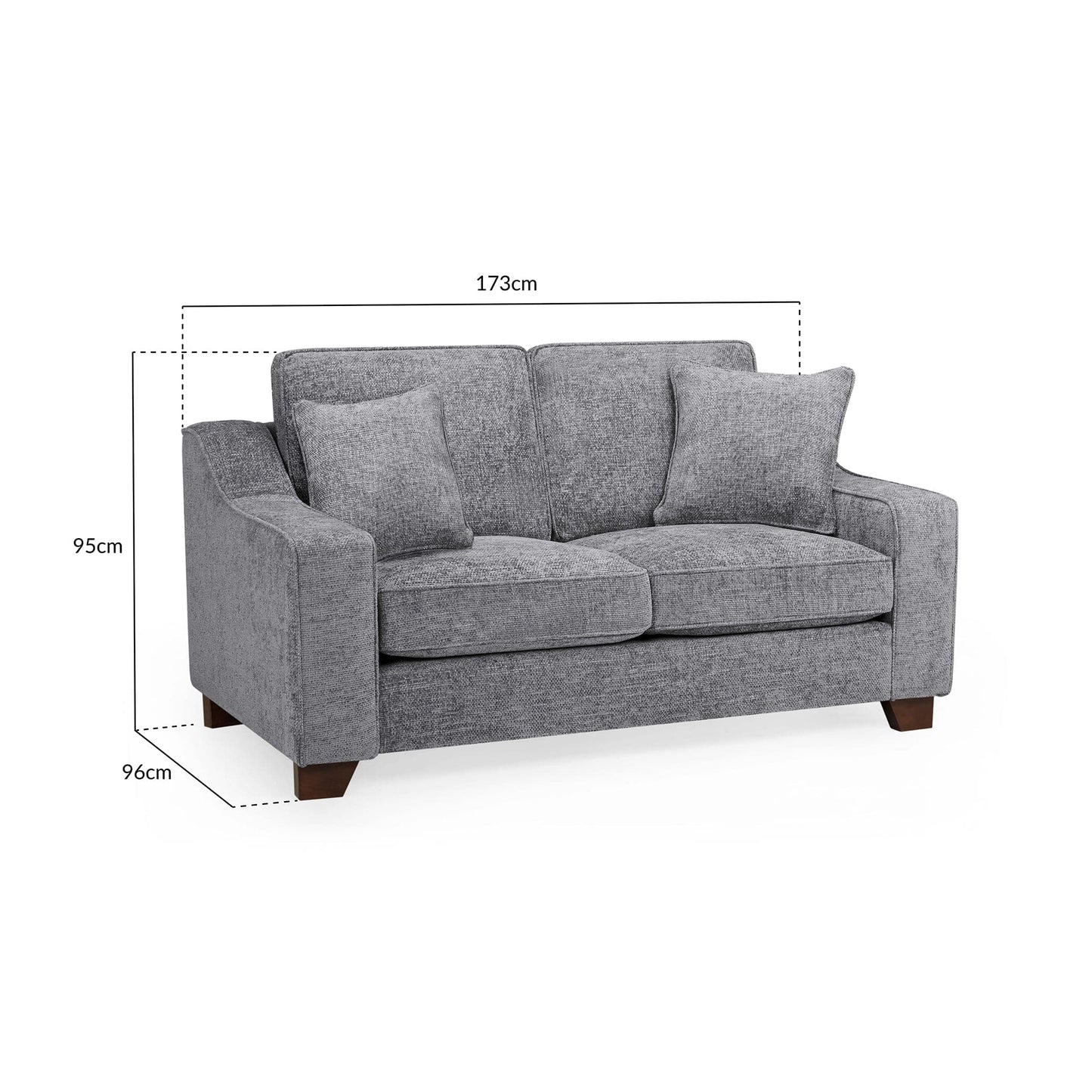 Orion Sofa Slate 2 Seater